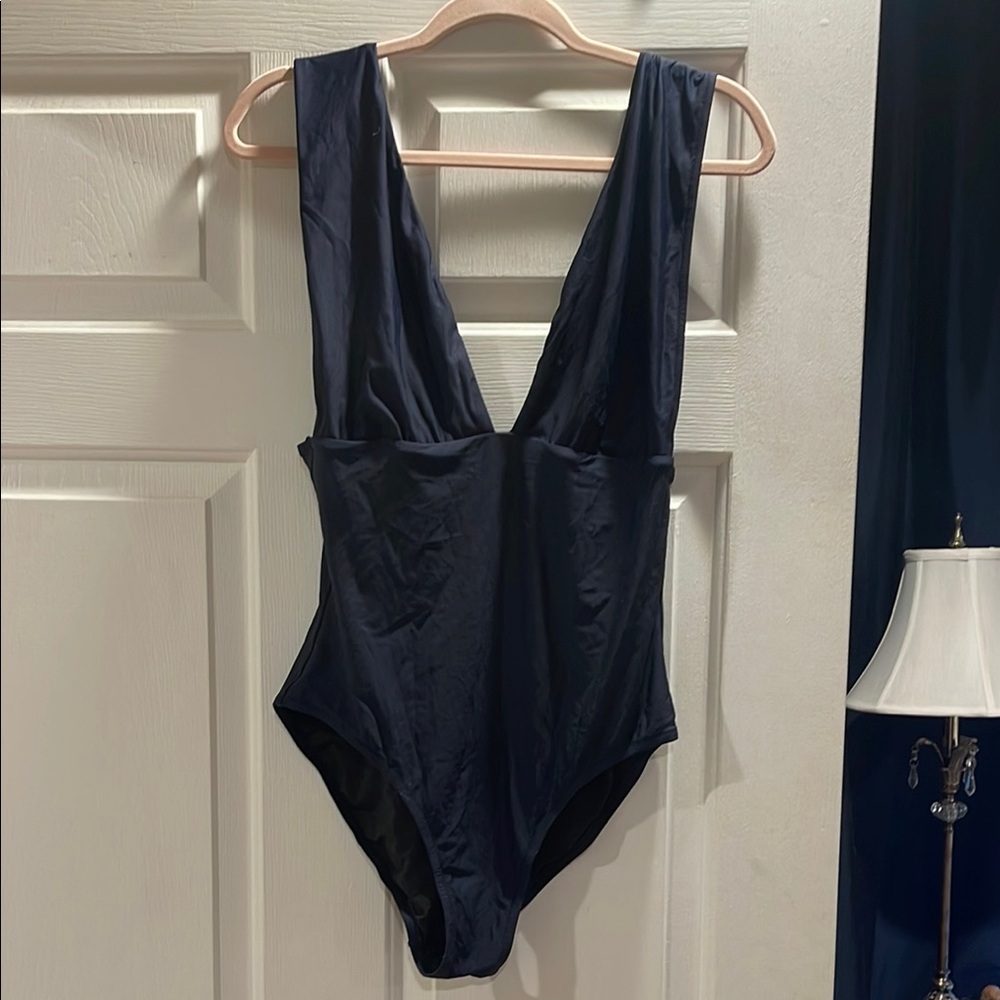 J. Crew Navy One Piece Swimsuit size 12